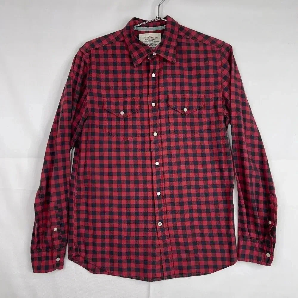 SBS Super Bad Shirt License plaid button down shirt
